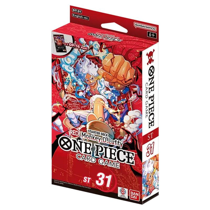 One Piece Card Game Red Monkey D. Luffy Starter Deck ST-31 English box