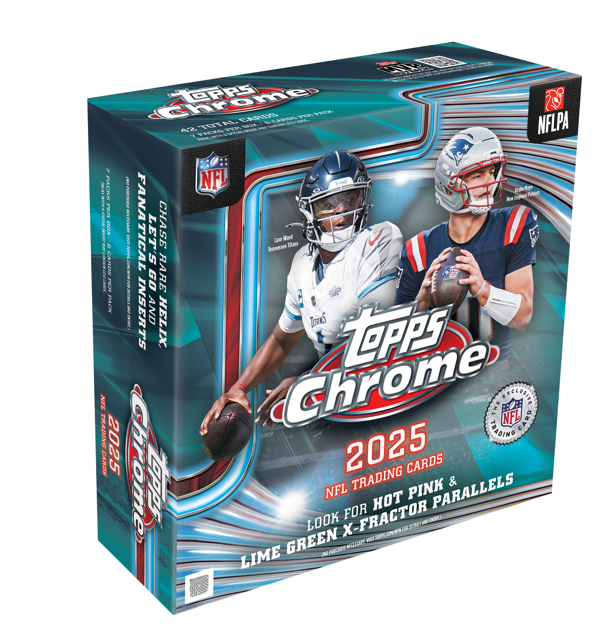 2025 Topps Chrome Football Mega Box