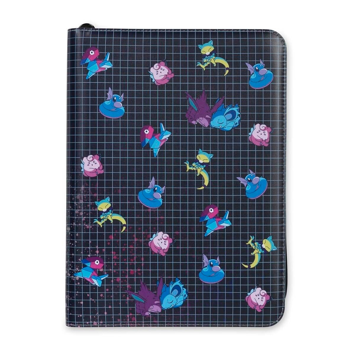 Pokémon Center Celadon Game Corner zip binder with Pokémon artwork