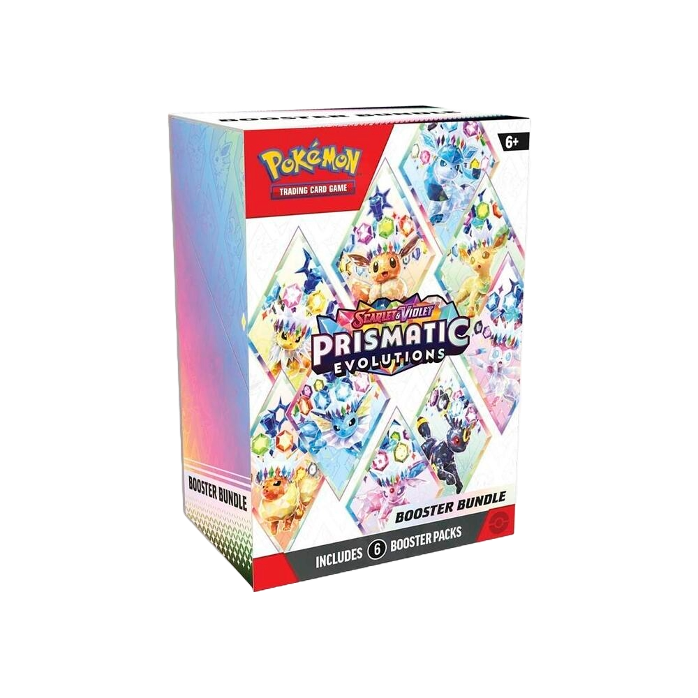 Pokémon TCG: Scarlet & Violet—Prismatic Evolutions Booster Bundle (6 Packs)