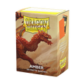Dragon Shield Amber Matte Sleeves – Standard Size 100 Count