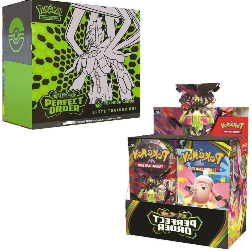 Pokémon TCG: Perfect Order Booster Box & Pokémon Center Elite Trainer Box Bundle