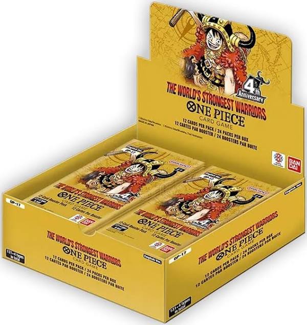 One Piece Card Game: The World's Strongest Warriors Booster Box [OP-17] (24 Packs)