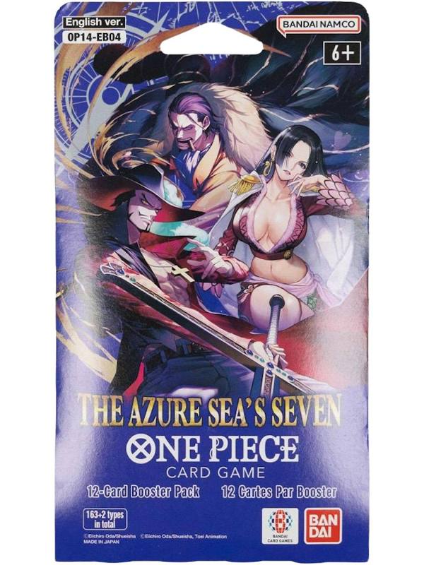 One Piece Card Game: The Azure Sea's Seven Sleeved Booster Pack [OP14-EB04]