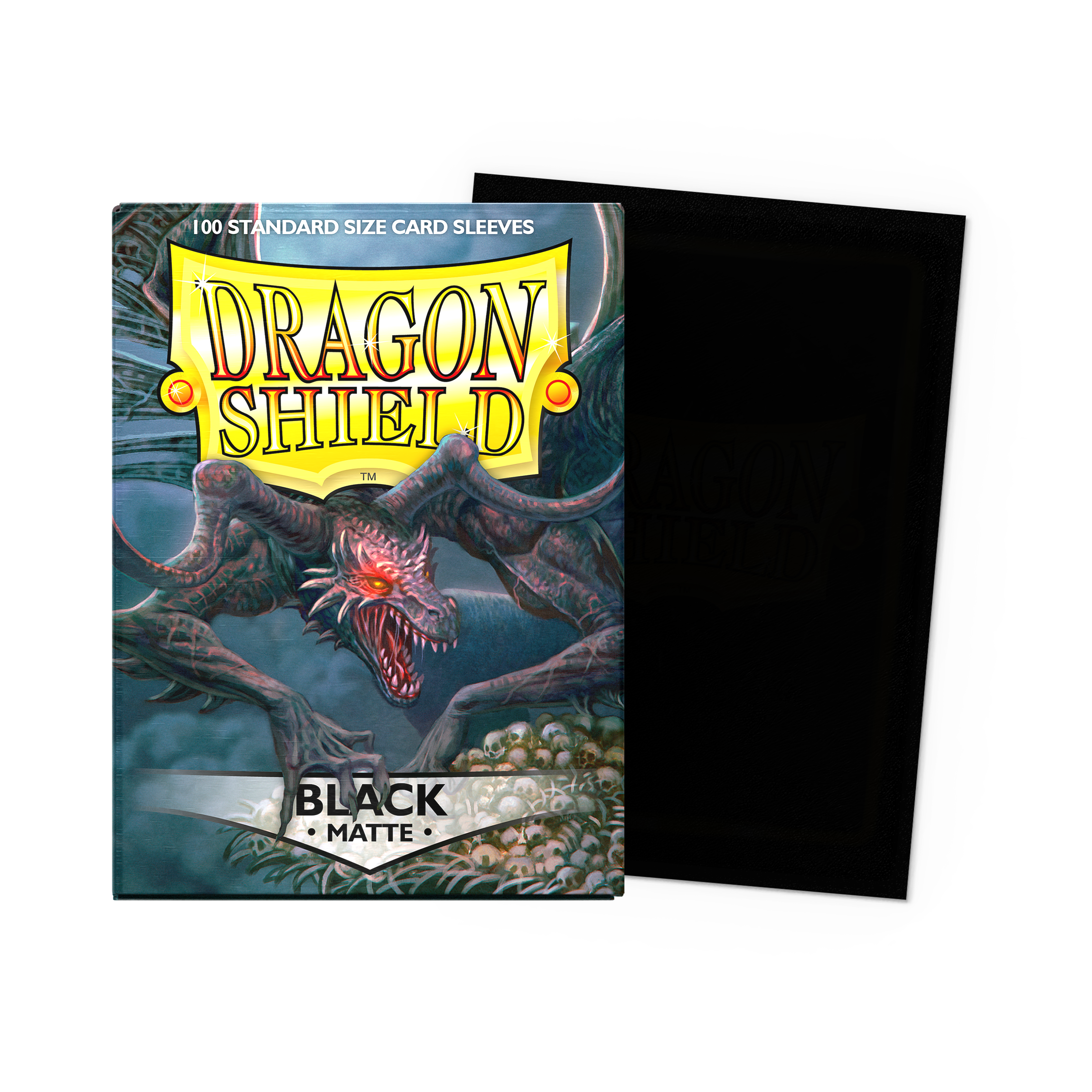 Dragon Shield Black Matte Standard Size Card Sleeves – 100 count