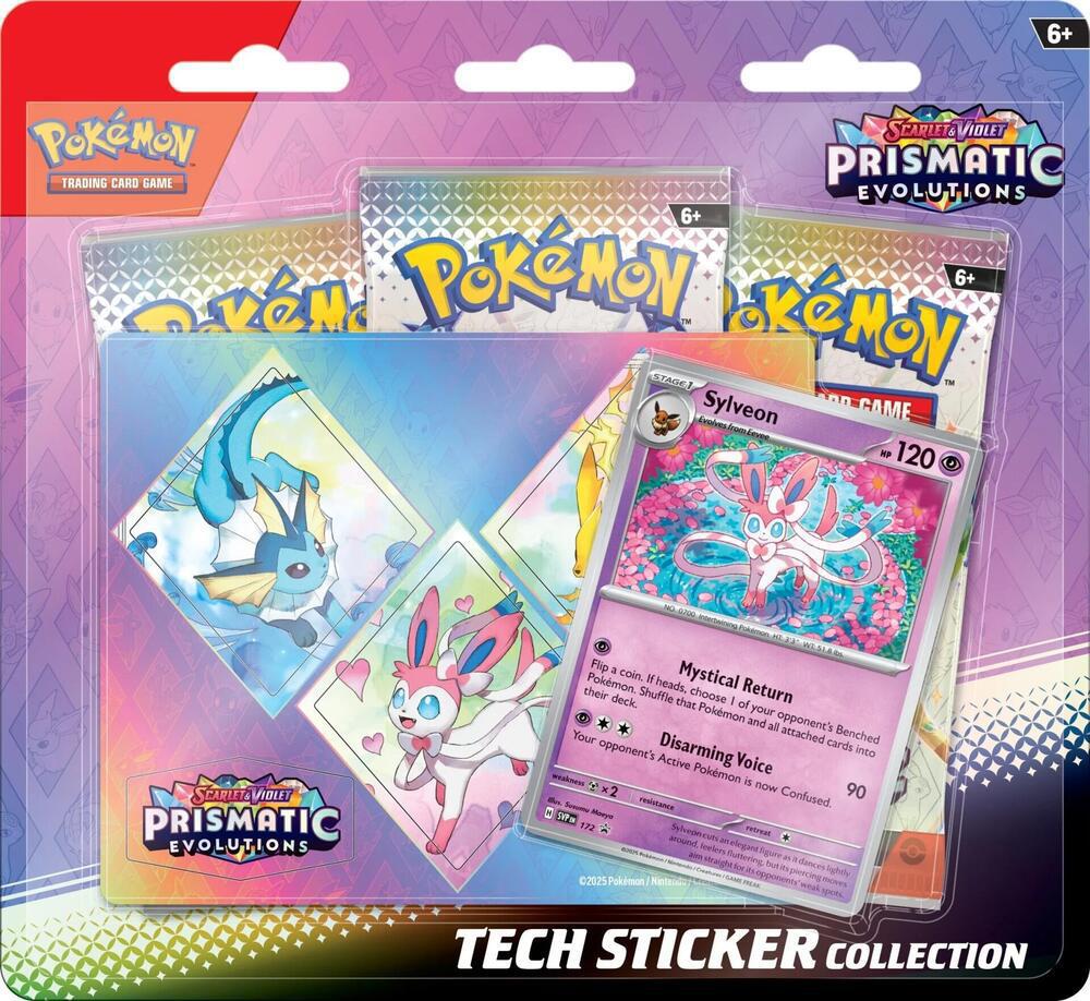 Pokémon TCG: Scarlet & Violet—Prismatic Evolutions Tech Sticker Collection (Sylveon)
