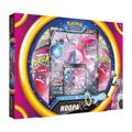 Pokémon TCG Hoopa V Box with Hoopa V promo card, oversize card, and four booster packs