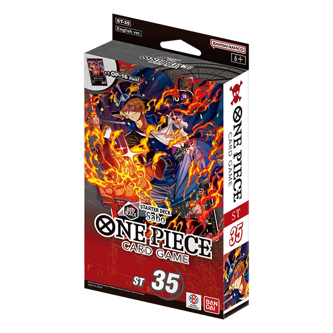 One Piece Card Game: Red/Black Sabo Starter Deck [ST-35]