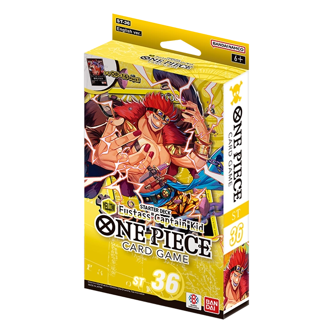 One Piece Card Game: Yellow Eustass "Captain" Kid Starter Deck [ST-36]