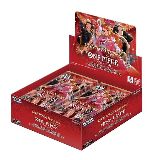 One Piece Card Game Heroines Edition EB-03 Extra Booster Box with English booster packs
